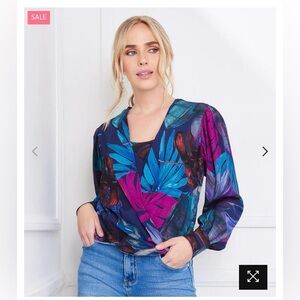 KAREN KANE DRAPE FRONT TOP